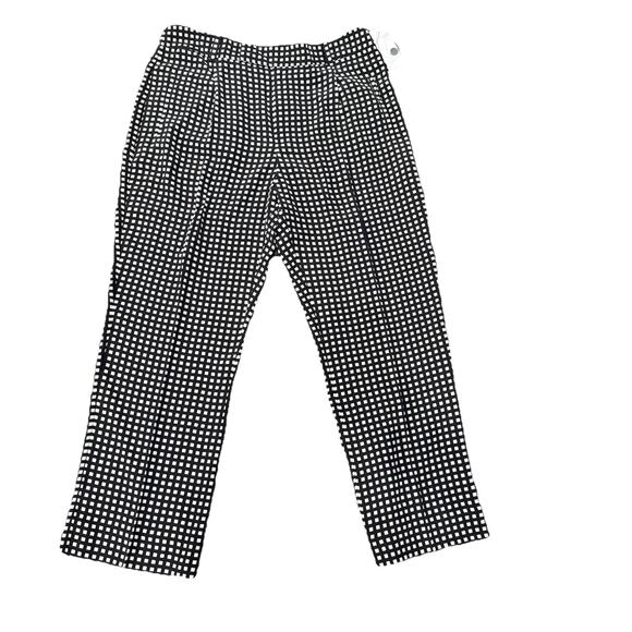 Equipment Bergen Cropped Trouser Women’s Sz 10 Silk High Rise Pleated Black NWT - Picture 3 of 12